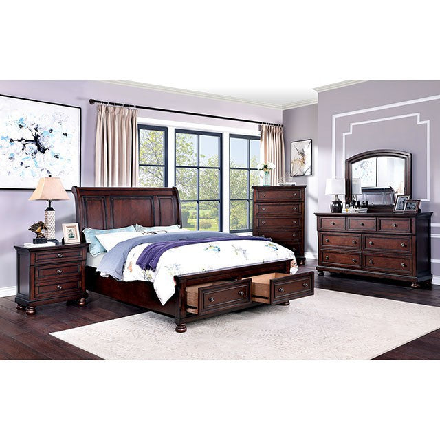 Wells Queen Bed Chrome