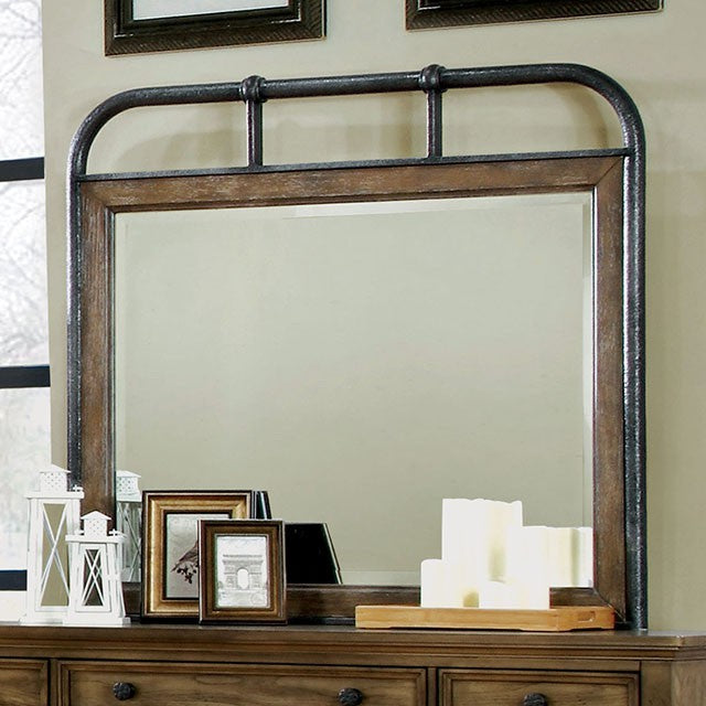 Mcville Mirror w/ Metal Frame - Joseph's Furniture (East Orange, NJ)