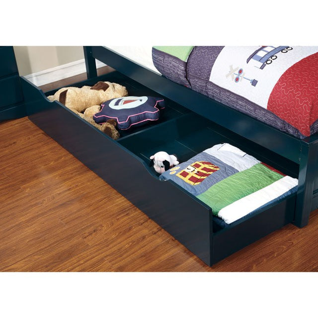 PRISMO Blue Trundle - Joseph's Furniture (East Orange, NJ)