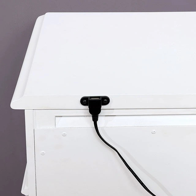 BELVA Night Stand w/ USB Outlet