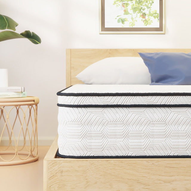 Salvia 12" Cal.King Hybrid Pocket Coil Mattress - Joseph's Furniture (East Orange, NJ)