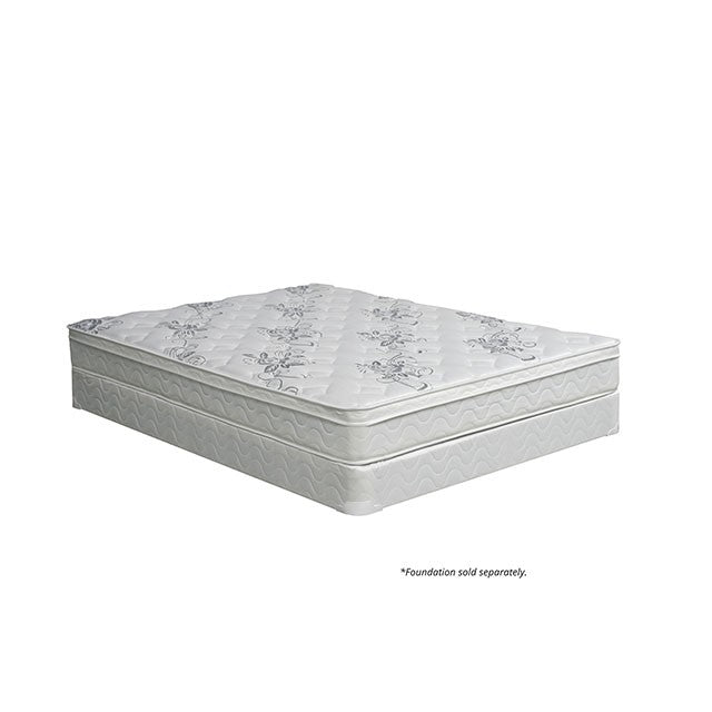 JALEN White 9" Euro Top Mattress, Twin - Joseph's Furniture (East Orange, NJ)