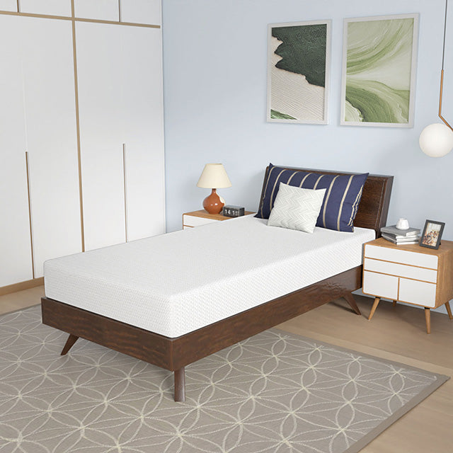 Nasturtium 8" Twin Bamboo Charcoal Infused Memory Foam - Joseph's Furniture (East Orange, NJ)