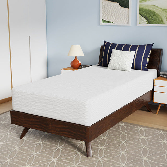 Nasturtium 10" Twin Bamboo Charcoal Infused Memory Foam - Joseph's Furniture (East Orange, NJ)