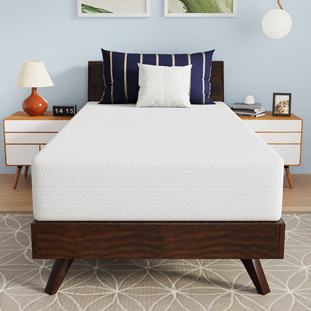 Nasturtium 10" Twin Bamboo Charcoal Infused Memory Foam - Joseph's Furniture (East Orange, NJ)