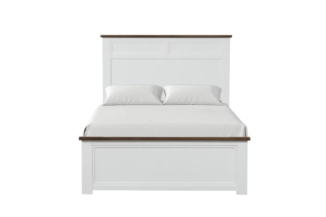 Pinetop Twin & Full Bed White & Blue