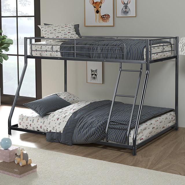 Panos Twin/Full Metal Bunkbed - Joseph's Furniture (East Orange, NJ)