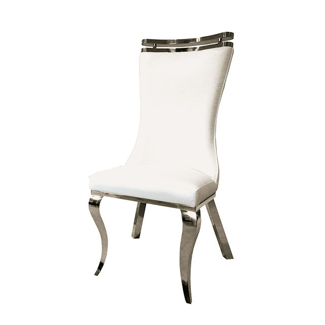 Palazzo Silver Chair (2/CTN) - Joseph's Furniture (East Orange, NJ)