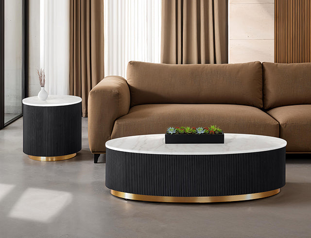 Virden Oval Cocktail Table - Joseph's Furniture (East Orange, NJ)