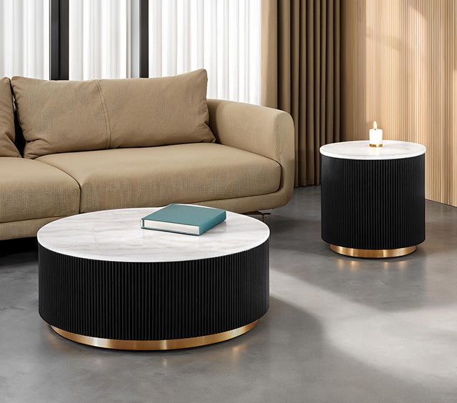 Virden Round Cocktail Table - Joseph's Furniture (East Orange, NJ)