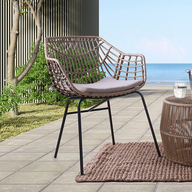 Livana Outdoor Chair (2/CTN) - Joseph's Furniture (East Orange, NJ)