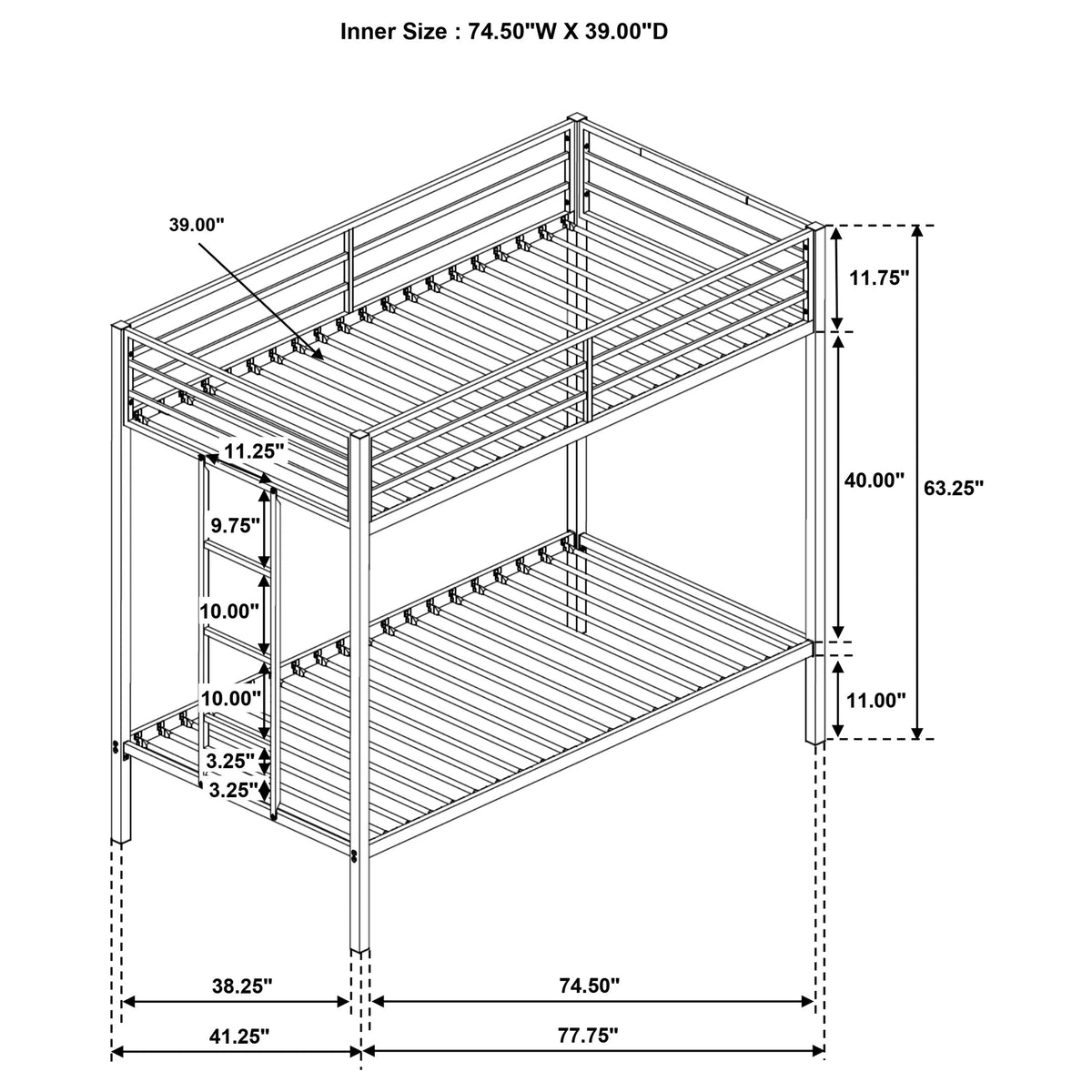 Alevera Bunk Bed