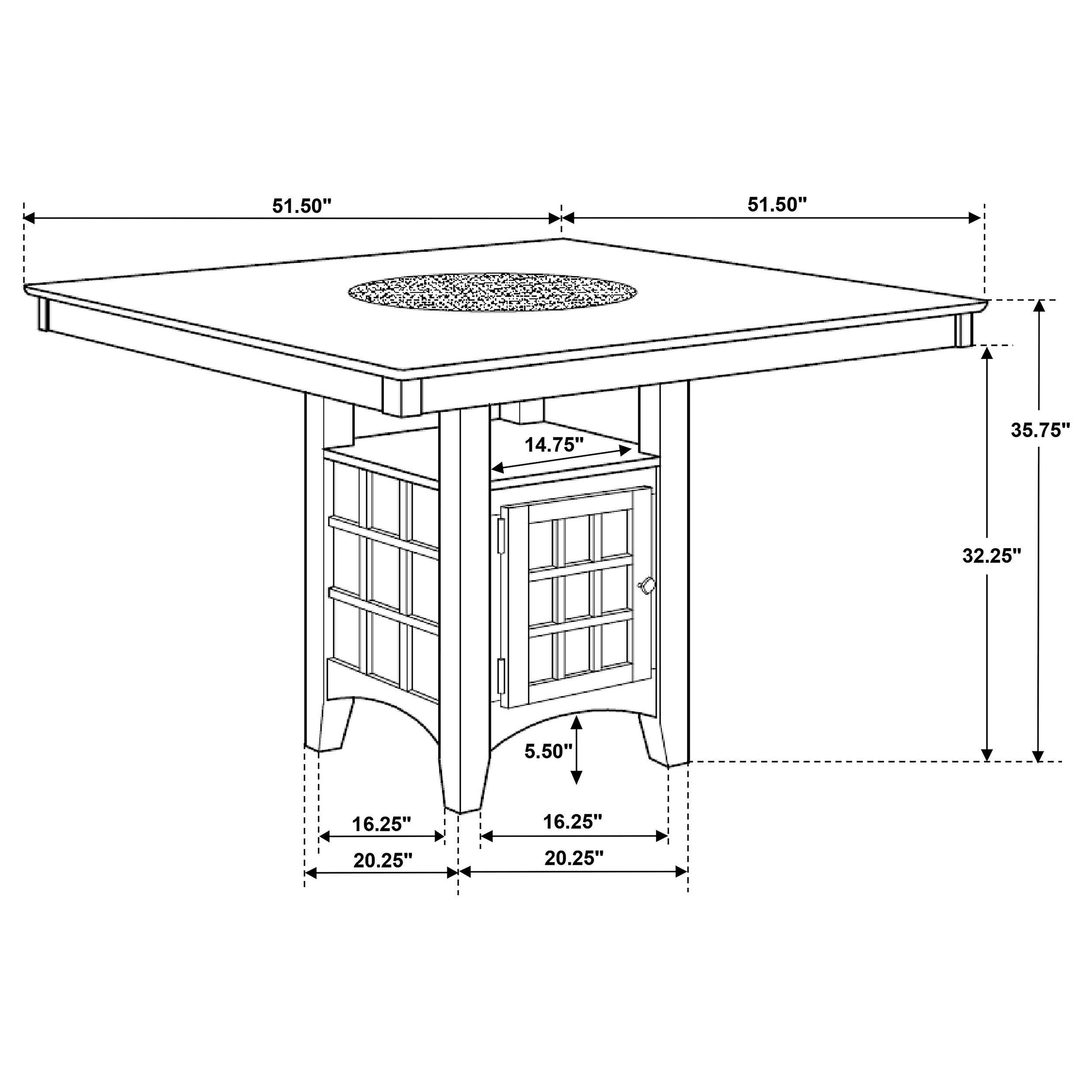 Gabriel 5 Pc Counter Height Dining Sets