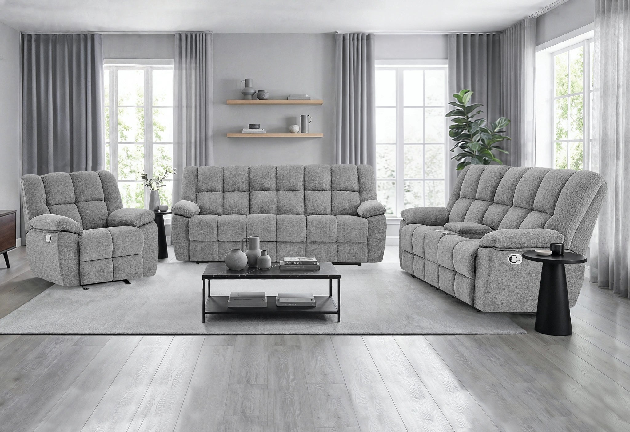 U6000 Console Reclining Loveseat