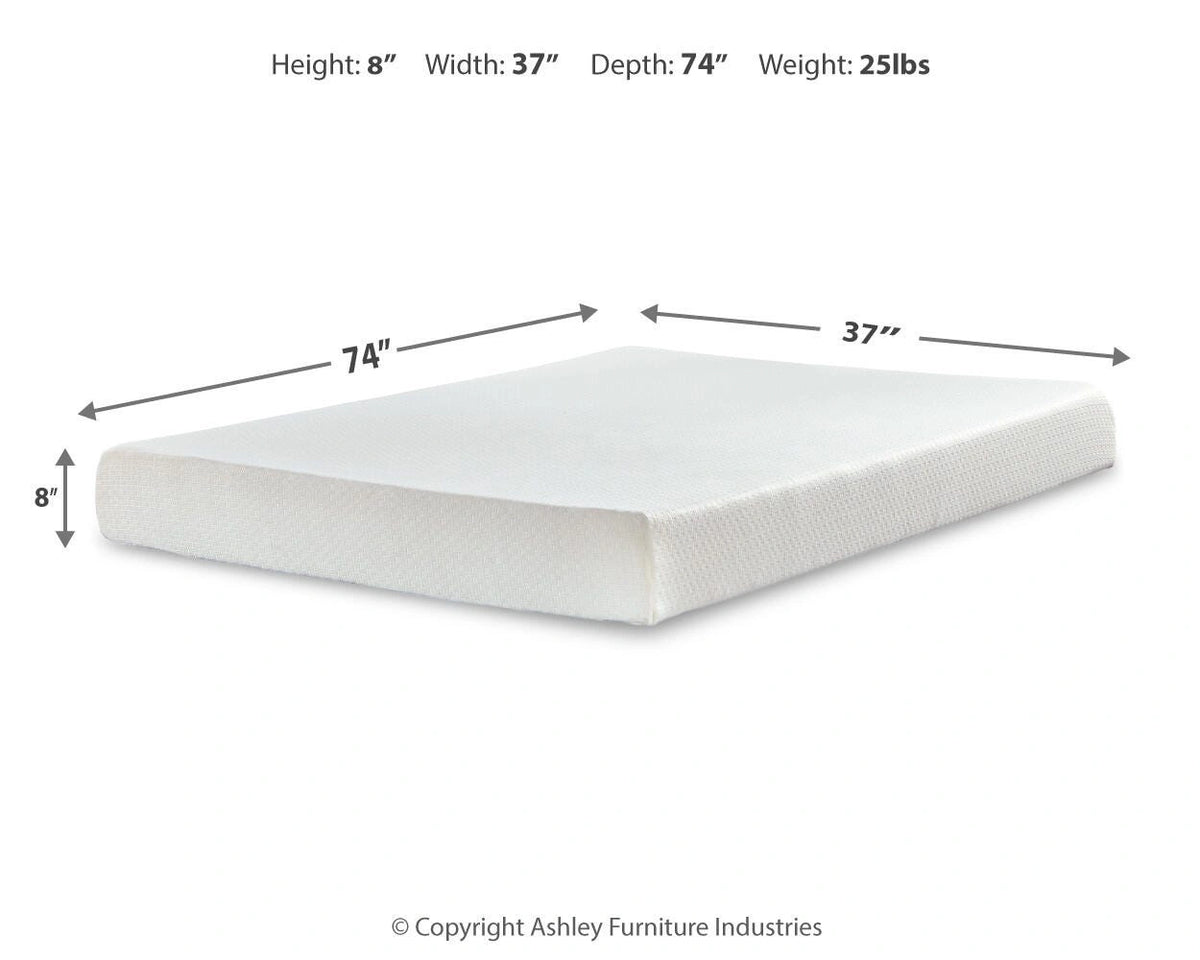 Chime 8 Inch Memory Foam Mattress in a Box