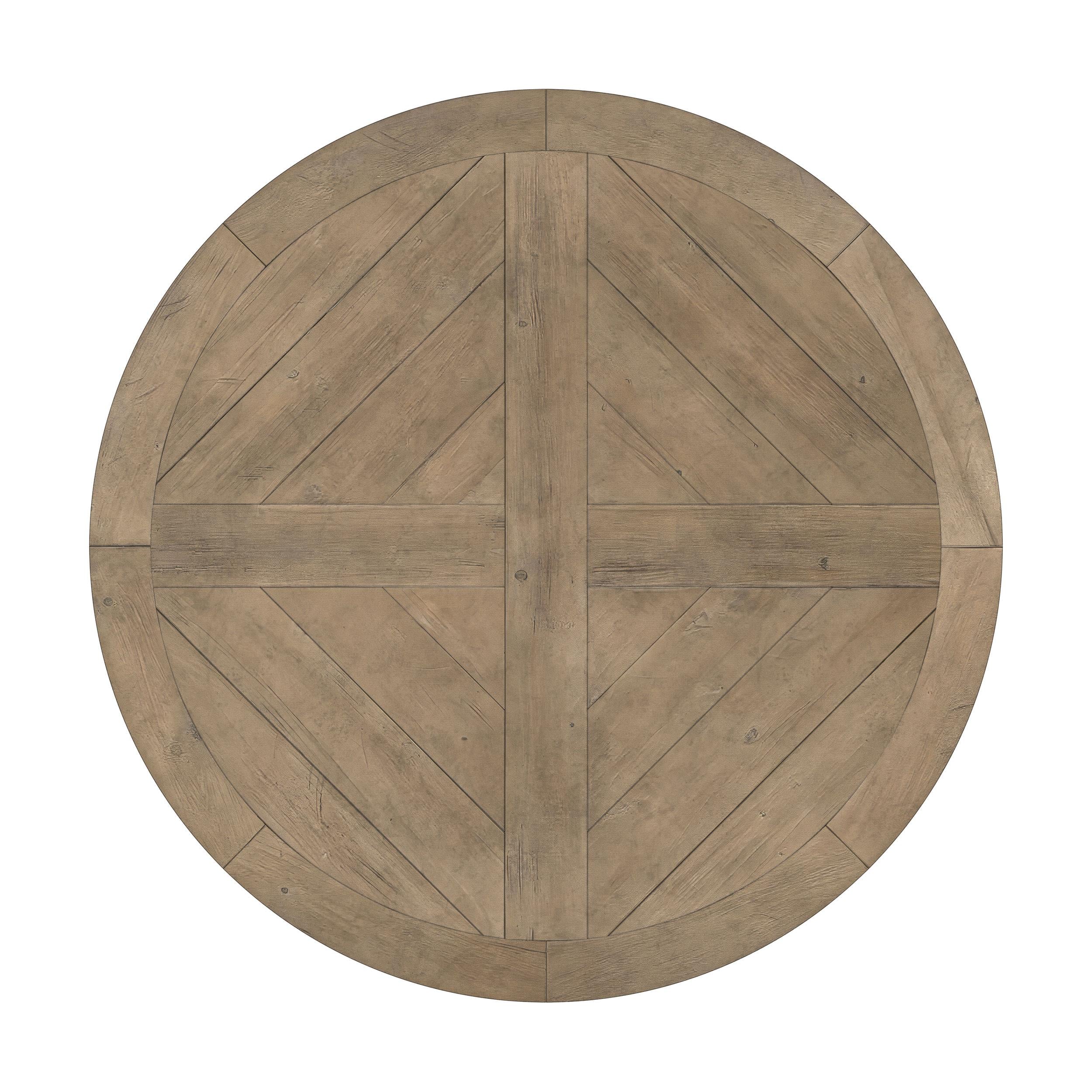 Florence 5-piece Round Dining Table Set Rustic Honey