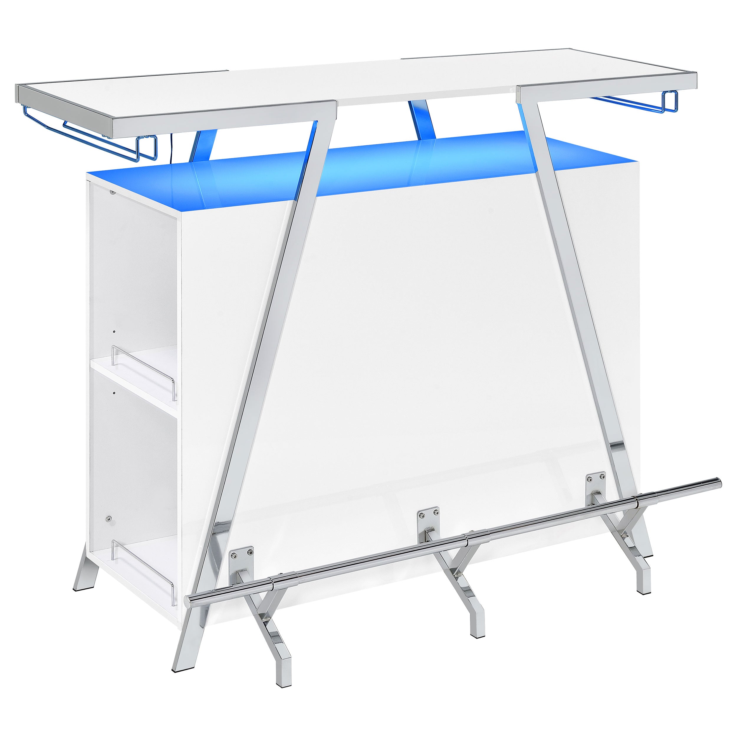 Araceli Home Bar with LED Lighting - Joseph's Furniture (East Orange, NJ)