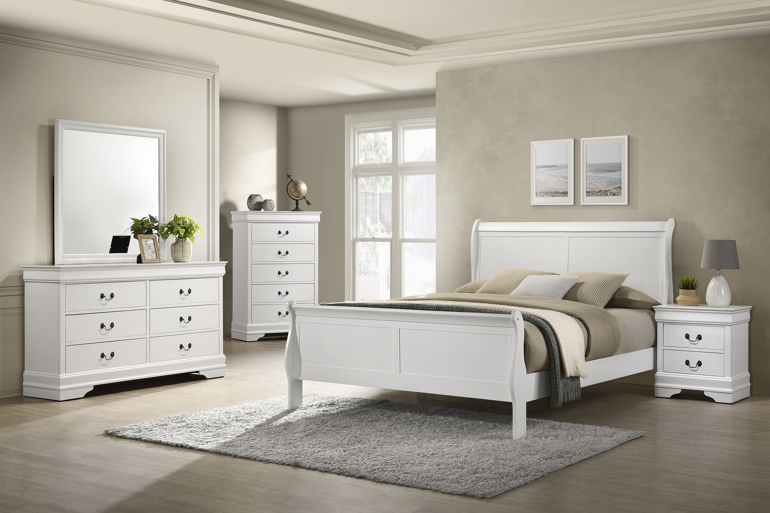 Louis Philippe Dresser with Mirror