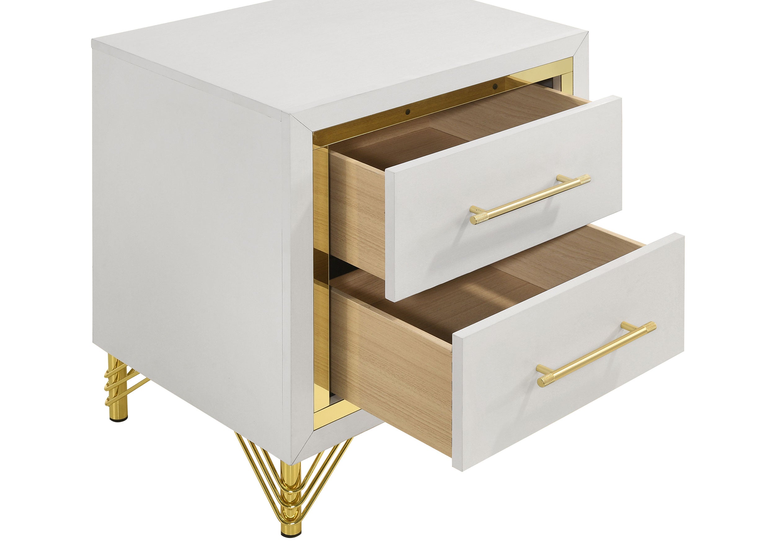 Lucia 4 & 5 Piece Bedroom Set King & Queen Beige & Grey