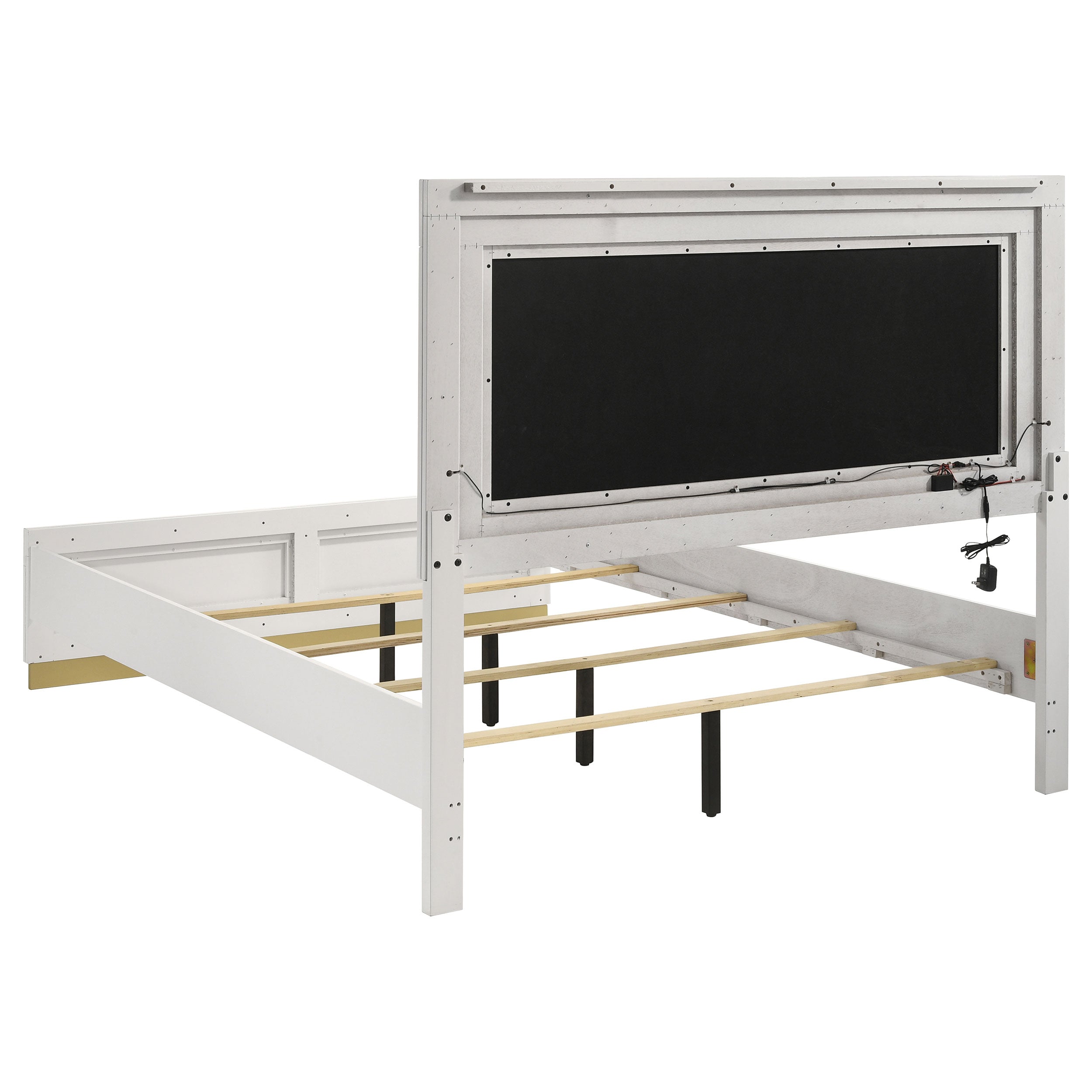 Caraway 4 Pc & Pc E.King, Cal.King, & Queen Bedroom Set Black & White