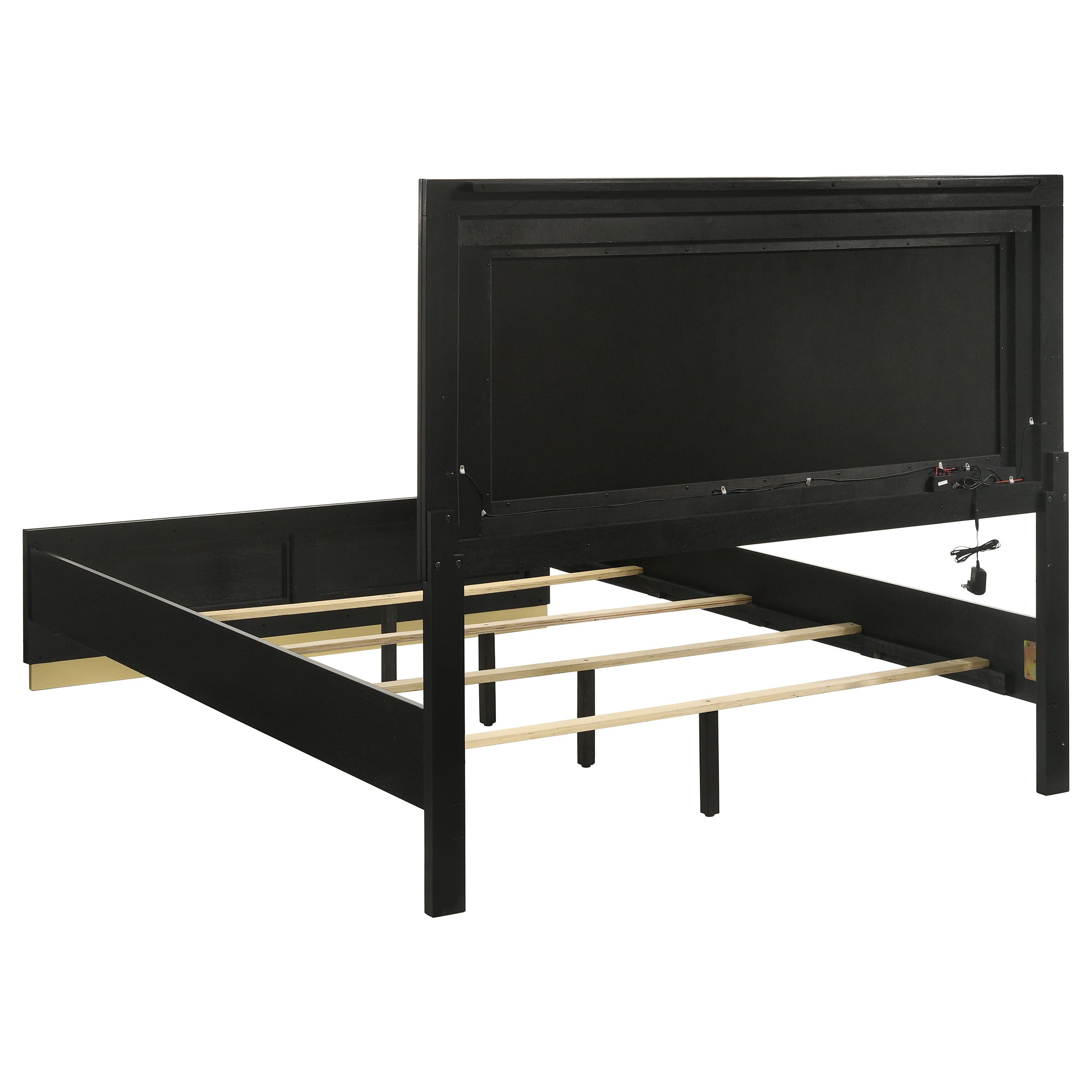 Caraway 4 Pc & Pc E.King, Cal.King, & Queen Bedroom Set Black & White