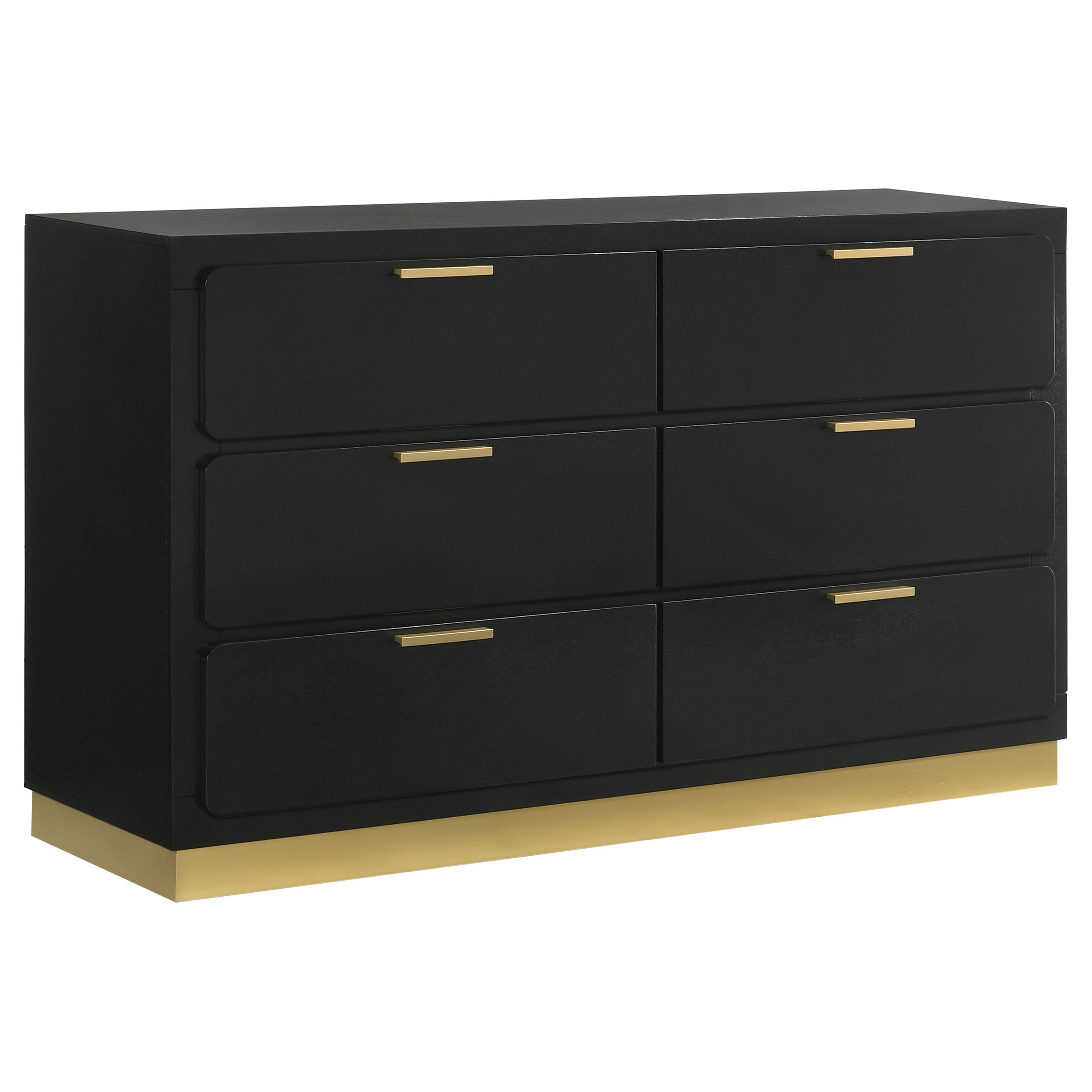 Caraway 4 Pc & Pc E.King, Cal.King, & Queen Bedroom Set Black & White
