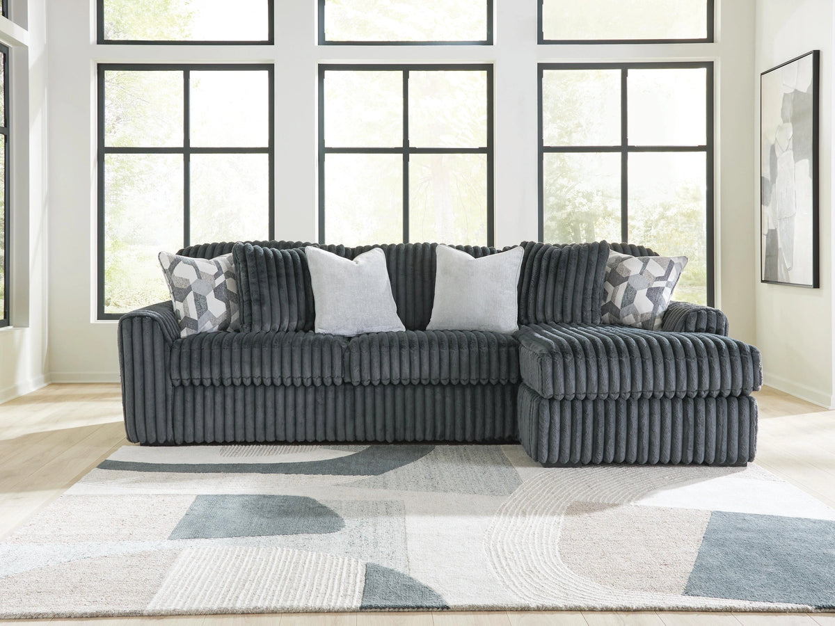 Midnight-Madness Sectional Sofa with Chaise