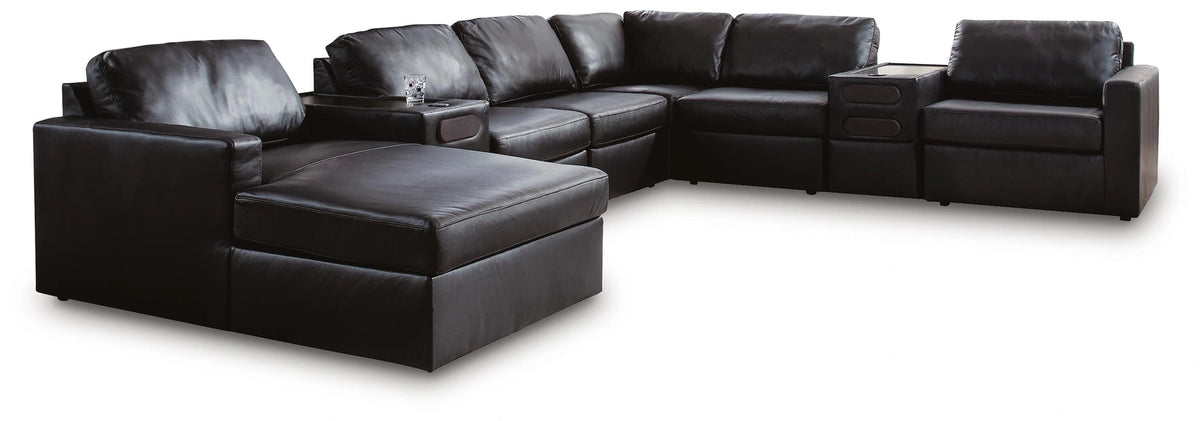 Modmax II Sectional with Chaise and Audio Consoles