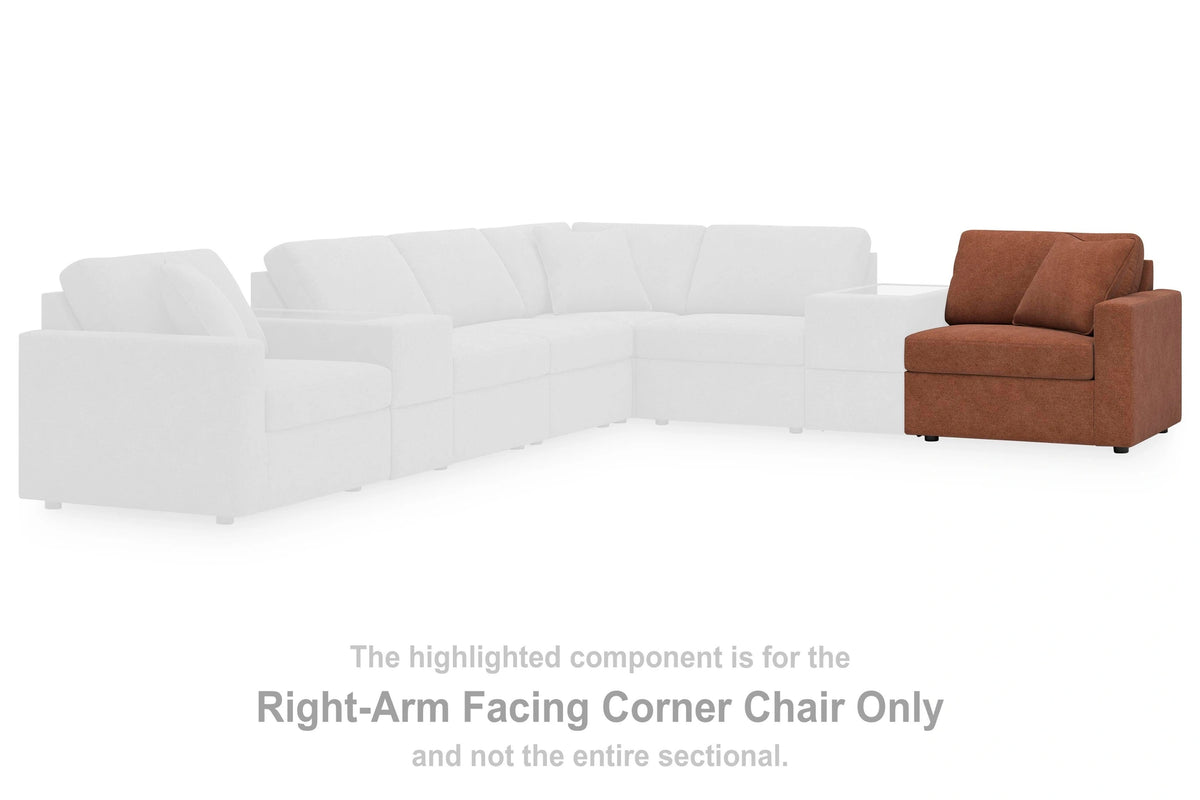 Modmax Balanced Sectional with Audio and Storage Consoles