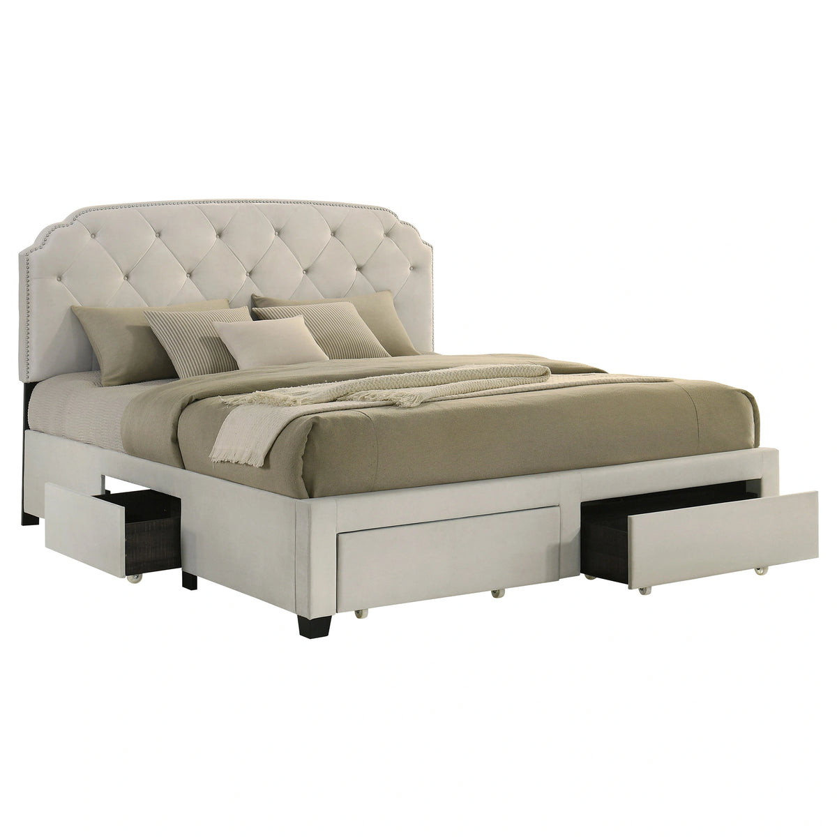 Marianna Panel Platform Storage Bed