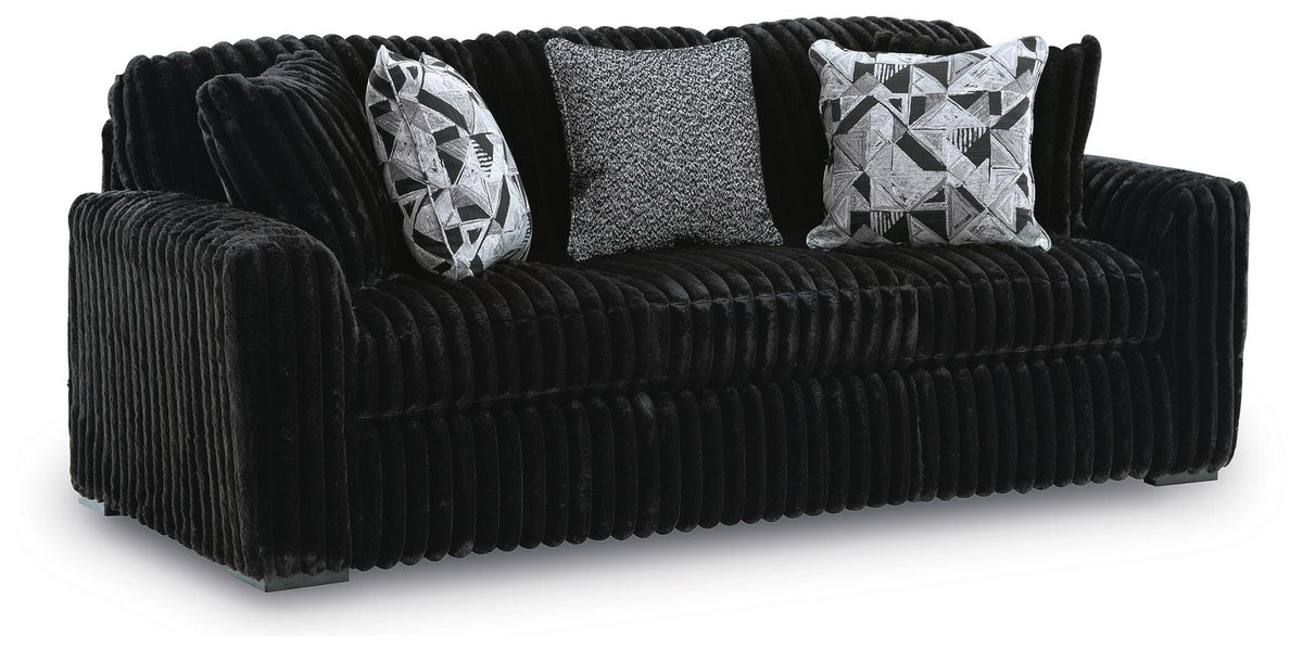 Midnight-Madness Sofa - Onyx