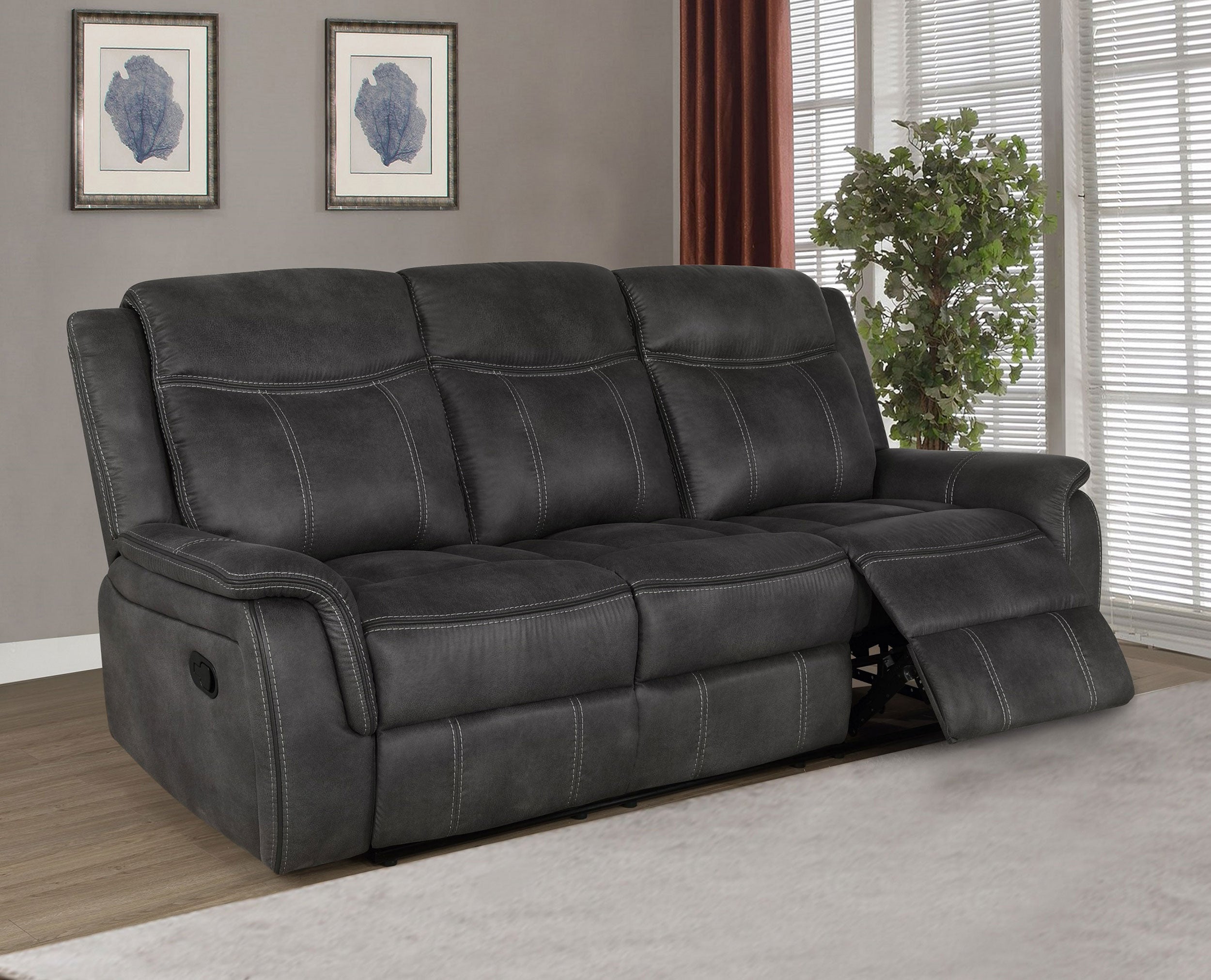 Lawrence Reclining Sofa - Joseph's Furniture (East Orange, NJ)