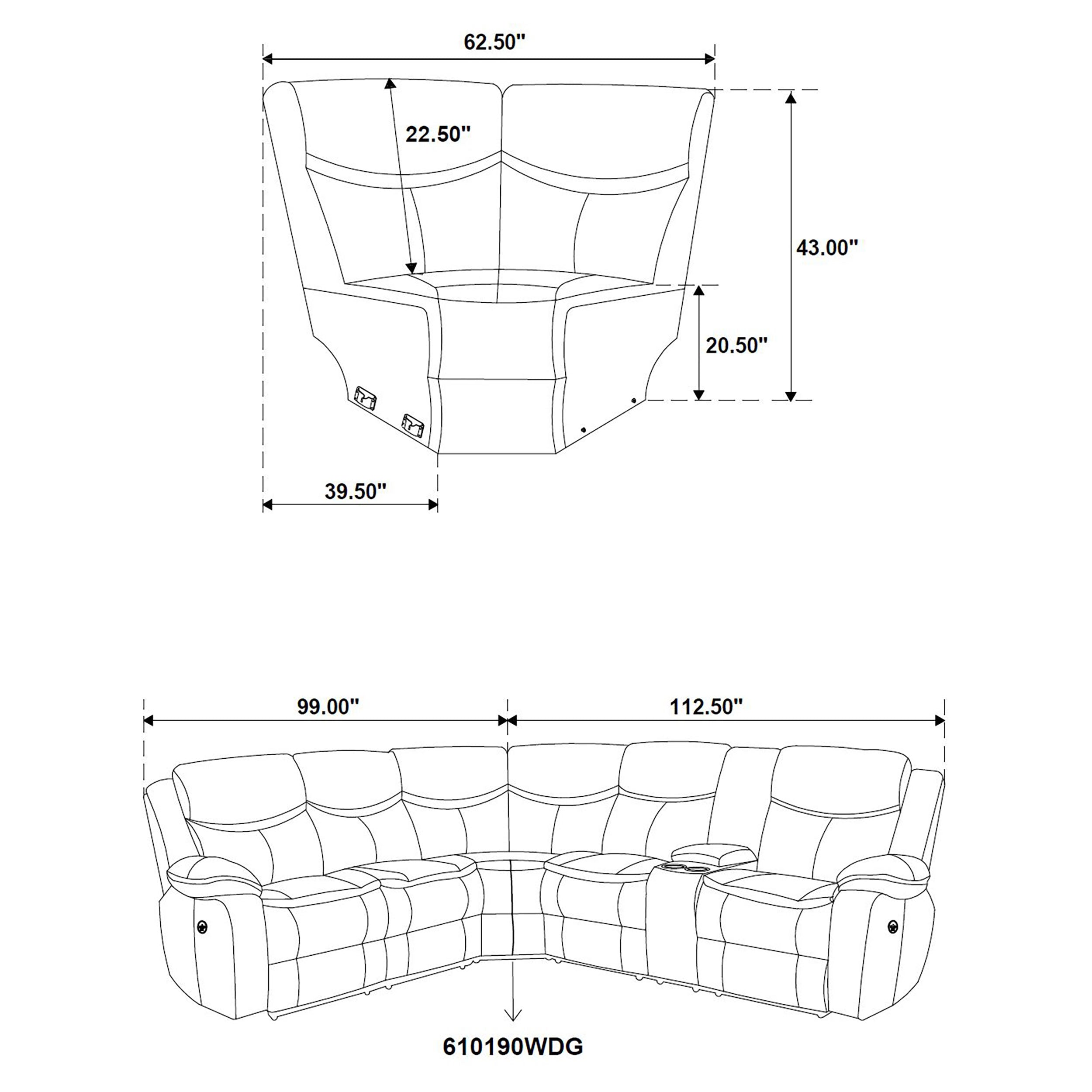 Sycamore Reclining Sectionals