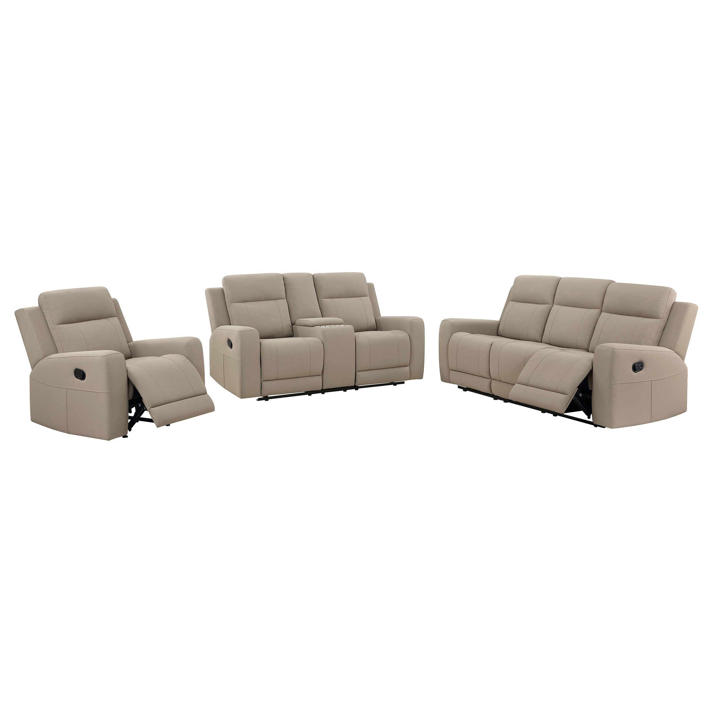 Brentwood Reclining Sofa Set - Joseph's Furniture (East Orange, NJ)
