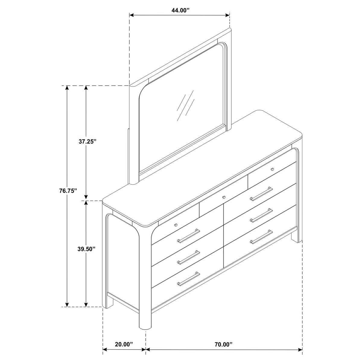 Solano Dresser with Mirror