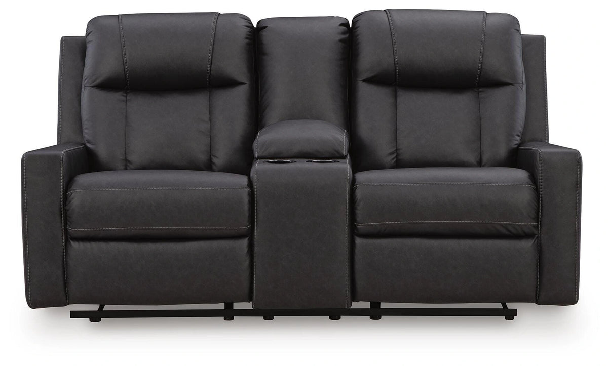 Mackmenville Reclining Loveseat with Console