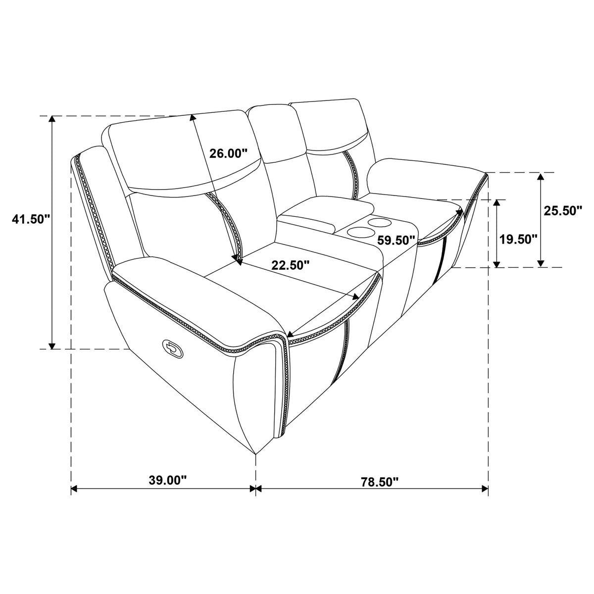 Sloane Reclining Loveseat