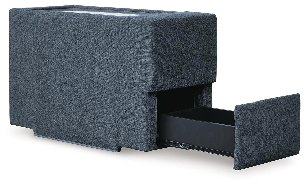 Modmax Balanced Sectional with Audio and Storage Consoles