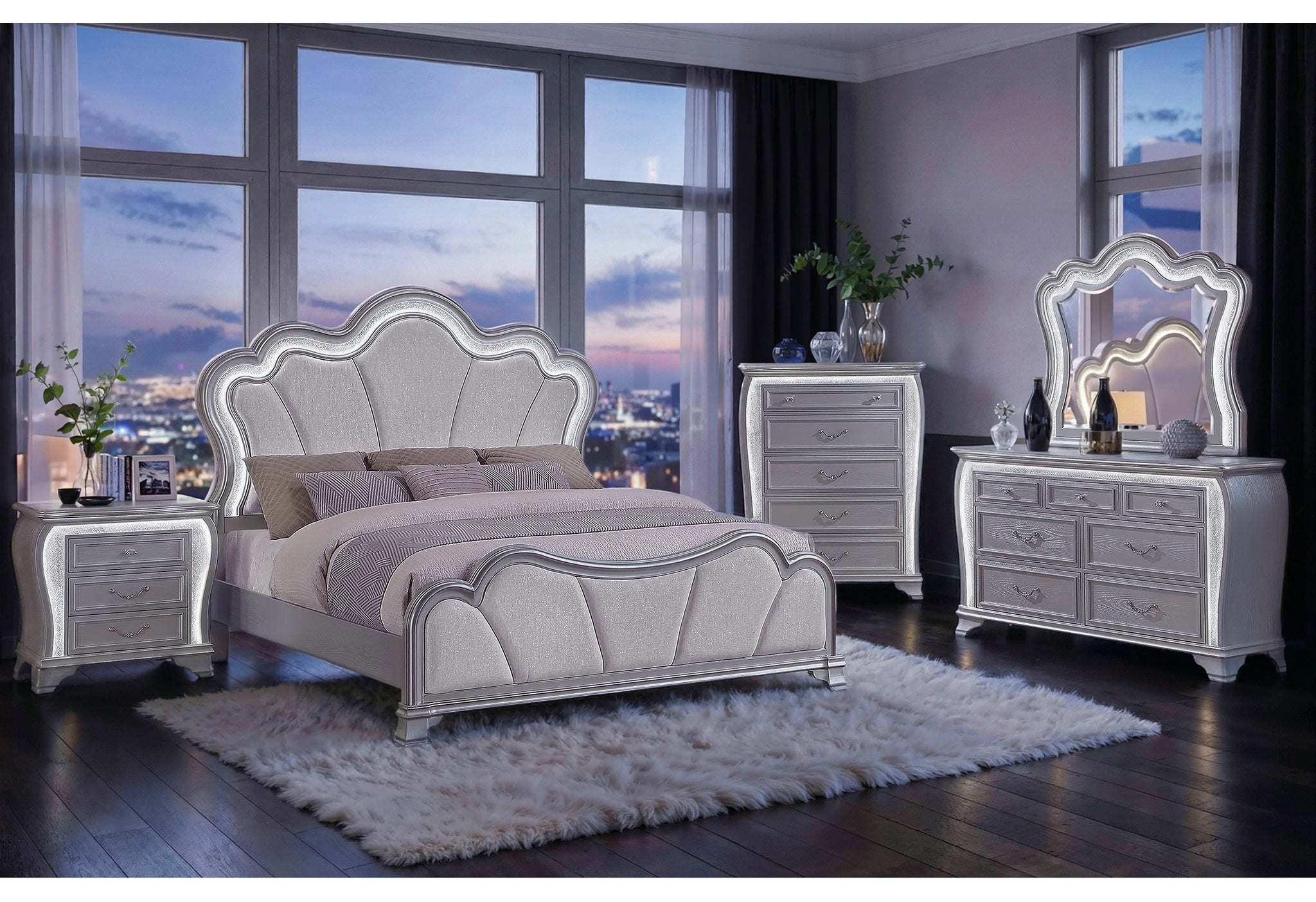 Aria Silver Bed Group