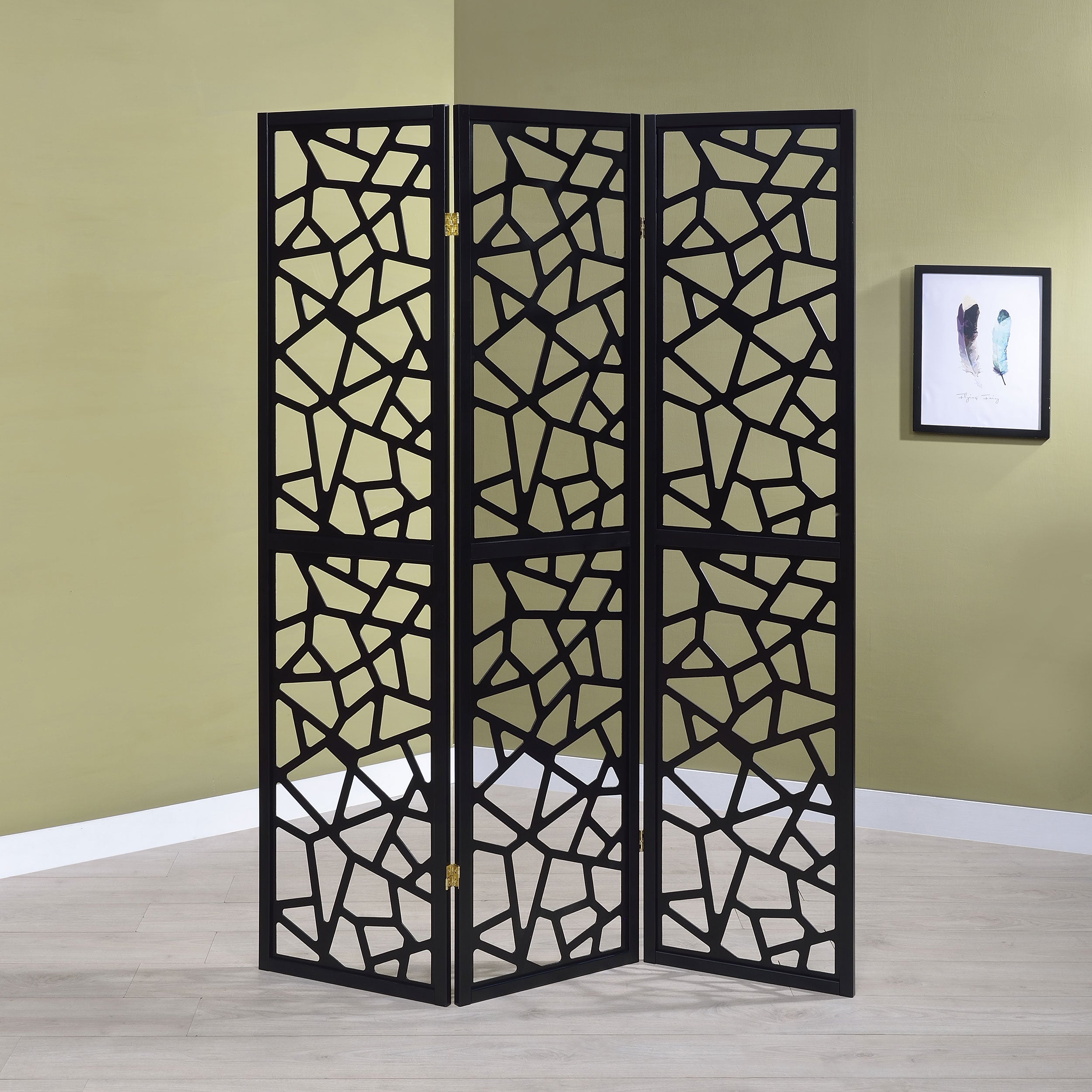 Nailan Three-Panel Room Divider - Joseph's Furniture (East Orange, NJ)