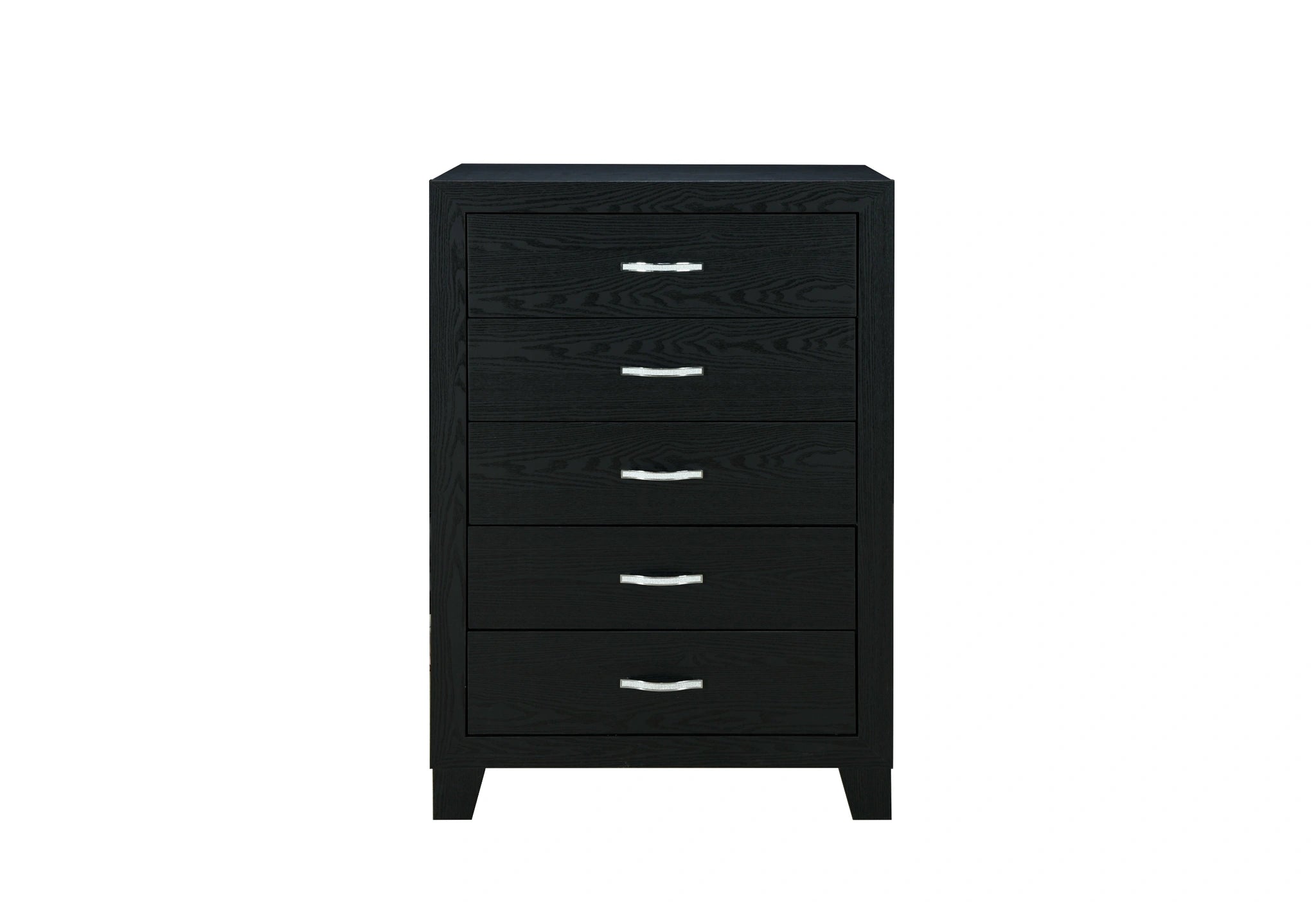 Reid Black Bed Group with LED