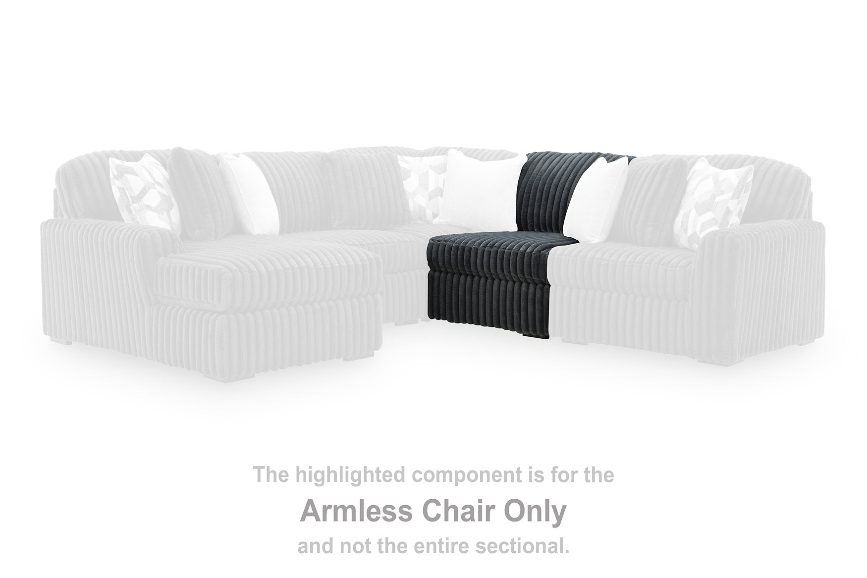 Midnight-Madness Sectional Sofa - Joseph's Furniture (East Orange, NJ)