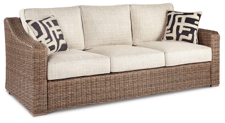 Beachcroft Outdoor Sofa with Cushion - Joseph's Furniture (East Orange, NJ)