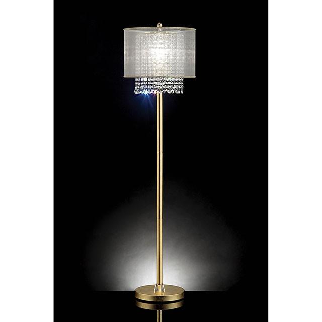 Ana Gold Ceiling, Floor & Table Lamp - Joseph's Furniture (East Orange, NJ)