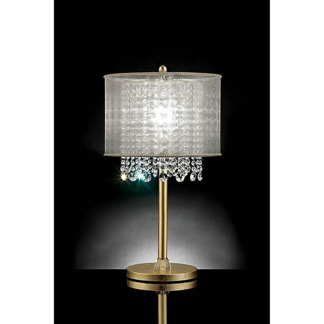 Ana Gold Ceiling, Floor & Table Lamp - Joseph's Furniture (East Orange, NJ)