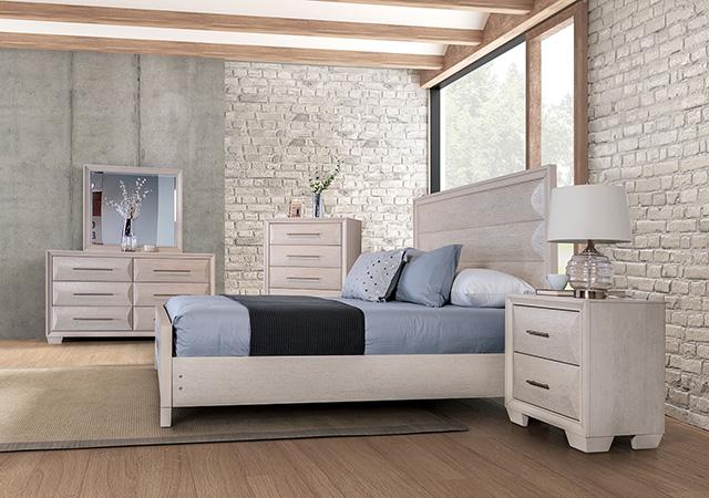 Chemnitz Bed Espresso & White