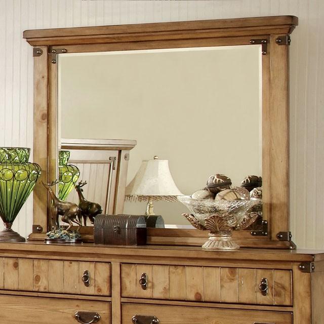 PIONEER Weathered Elm Mirror - Joseph's Furniture (East Orange, NJ)