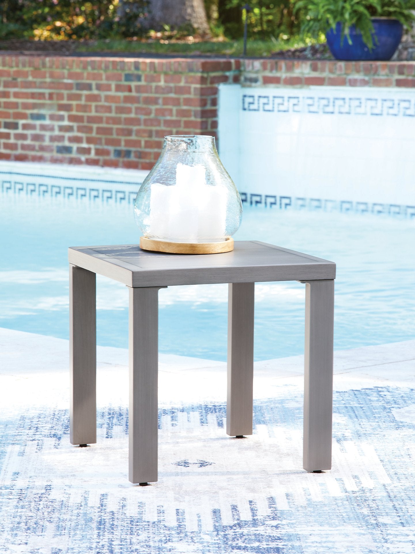 Half Moon Beach Outdoor End Table - Joseph's Furniture (East Orange, NJ)