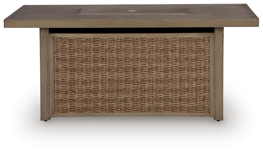 Laguna Heights Outdoor Fire Pit Table - Joseph's Furniture (East Orange, NJ)