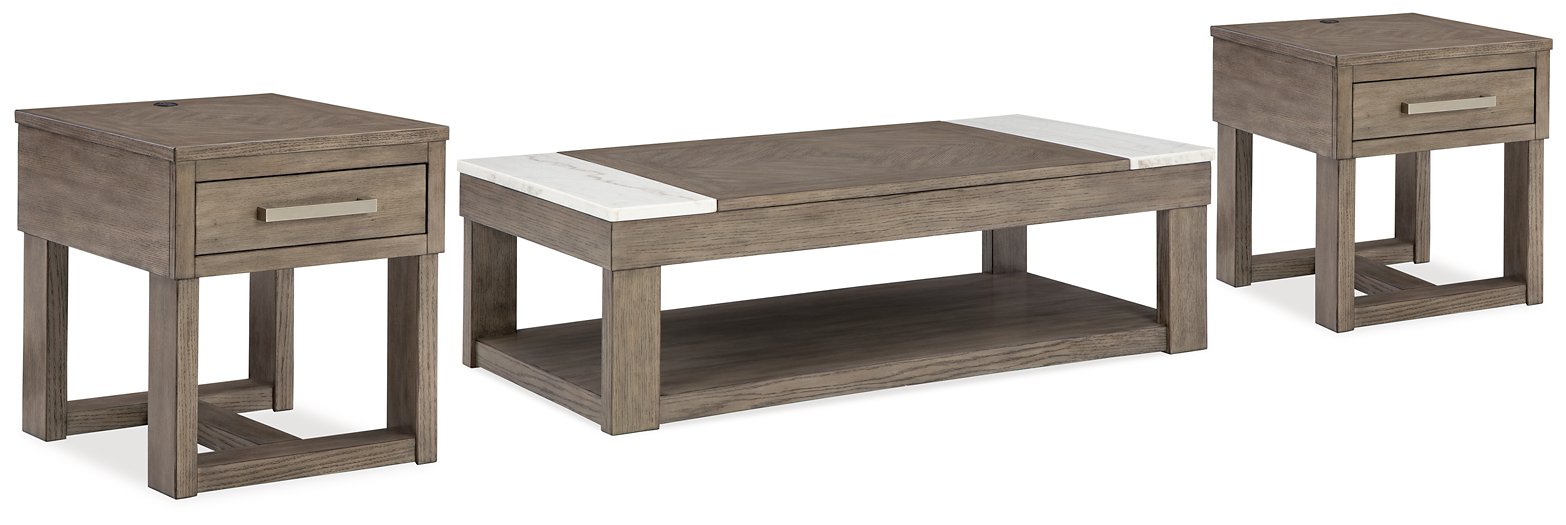 Loyaska Occasional Table Set - Joseph's Furniture (East Orange, NJ)